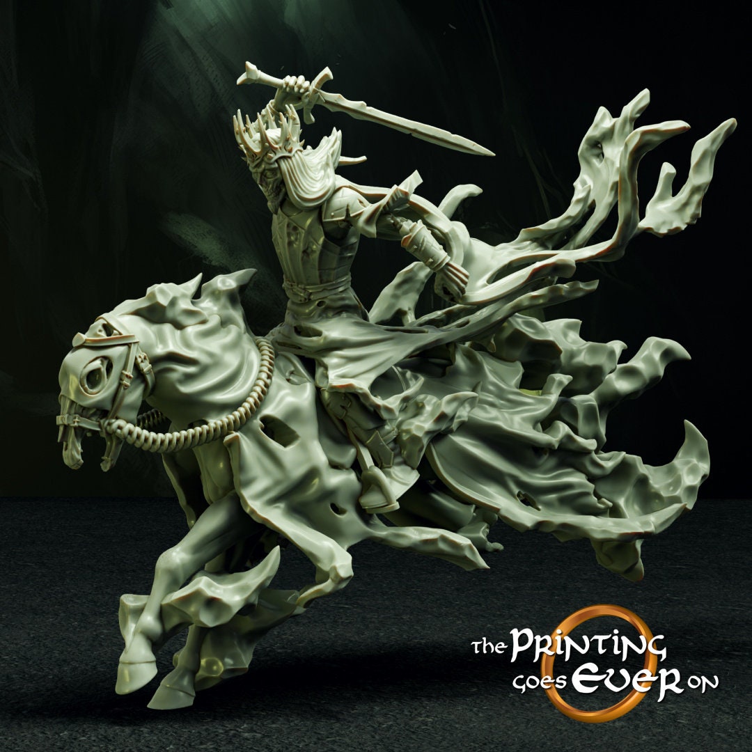 Ghost King Army of dead 28mm miniature dungeon and dragons fantasy wargaming miniature tabletop fantasy wargame miniature painting dnd