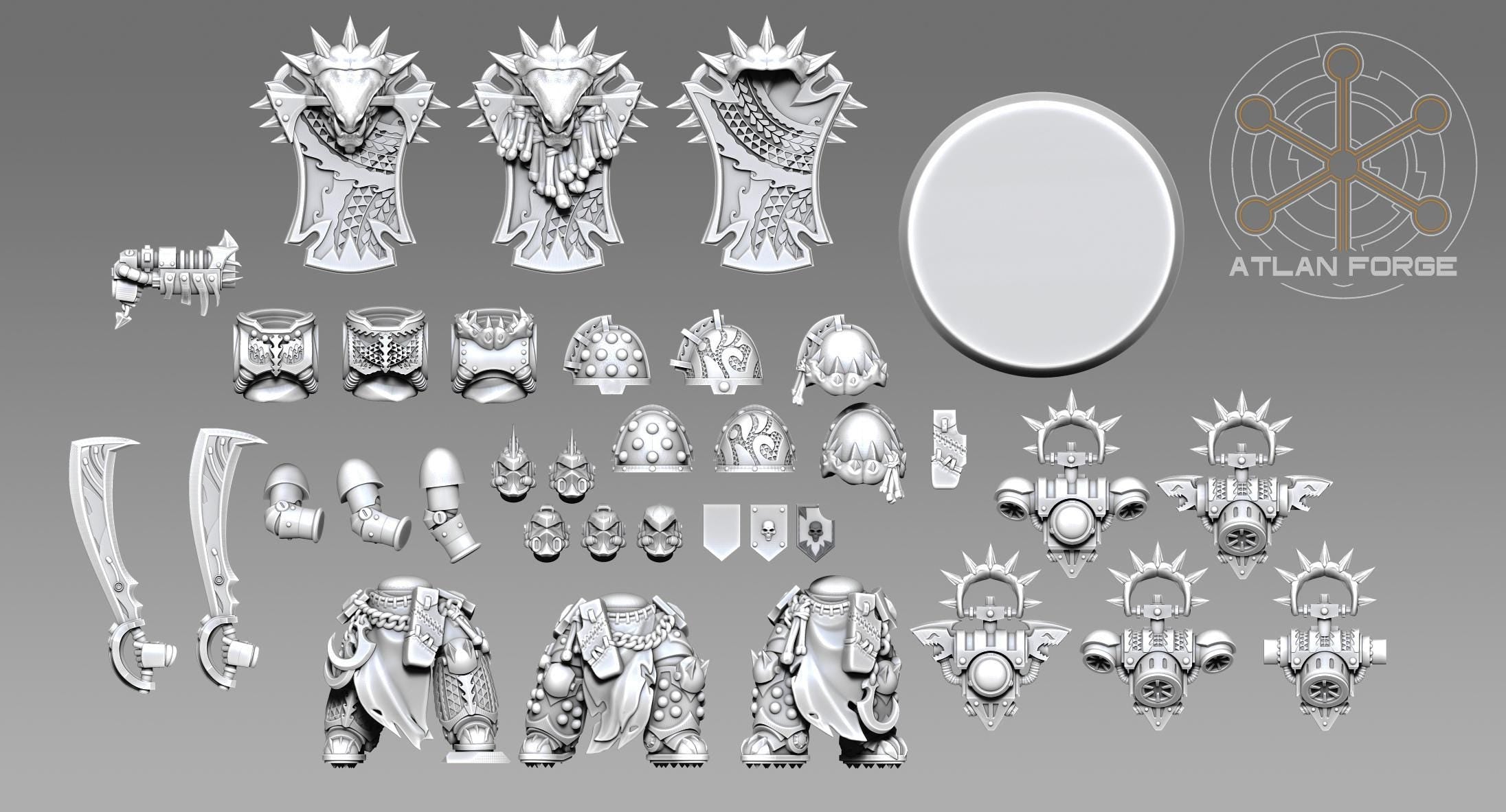 Wai Toa Kaitaiki Ocean Guard 32mm sci-fi fantasy miniature for tabletop games grimdark RPGs dnd wargaming miniature dungeons and dragons