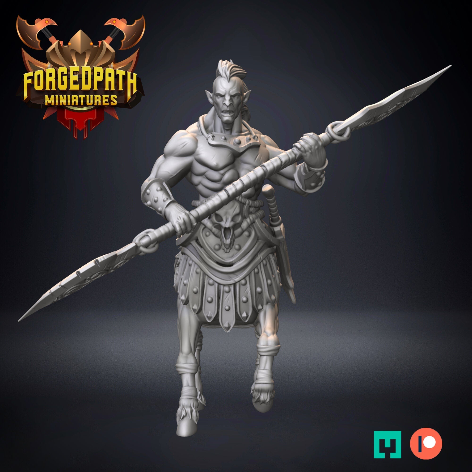 Greek Spartans Centaurs  warriors dnd fantasy tabletop wargames 32mm