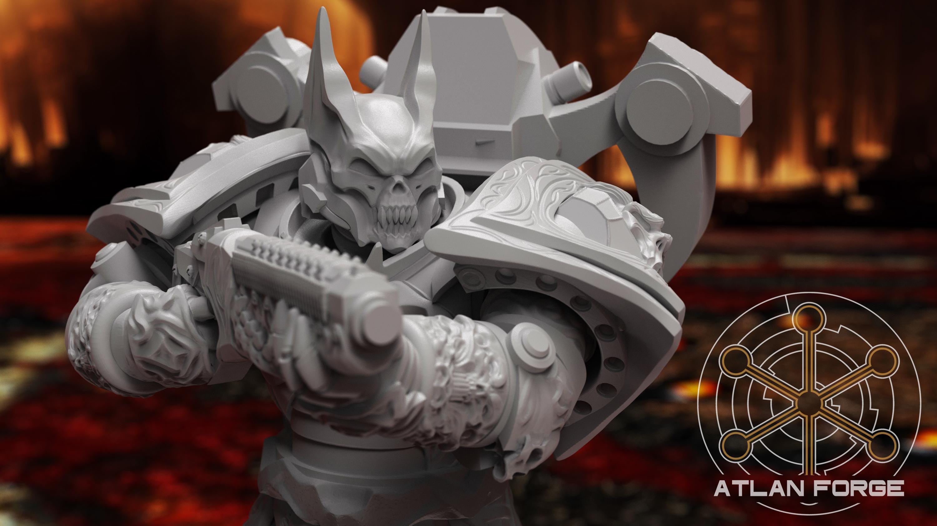 Nekramoroi Shades 32mm scale sci-fi fantasy for tabletop games grimdark RPGs dnd wargaming miniature dungeons and dragons