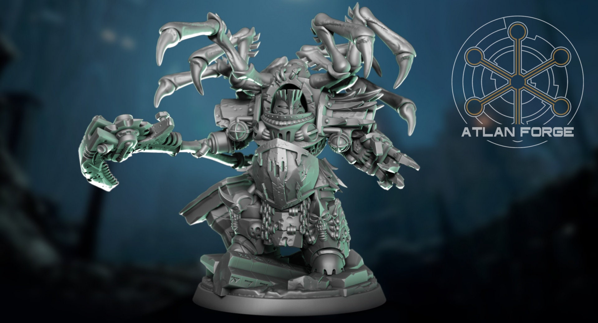Manus Mortis Gorelord 32mm wargame fantasy miniature dnd wargaming miniature dungeons and dragons painting gift RPG tabletop minis