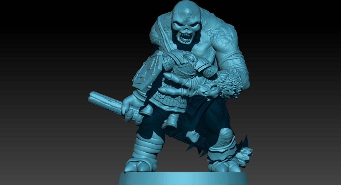 Terror Realm Hill Orge 28mm miniatures dnd gift fantasy miniatures dungeons and dragons minis wargaming miniatures tabletop Gift