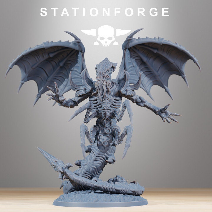 Xenarid Wormaak 32mm sci-fi fantasy miniature for tabletop games grimdark RPGs dnd wargaming miniature dungeons and dragons