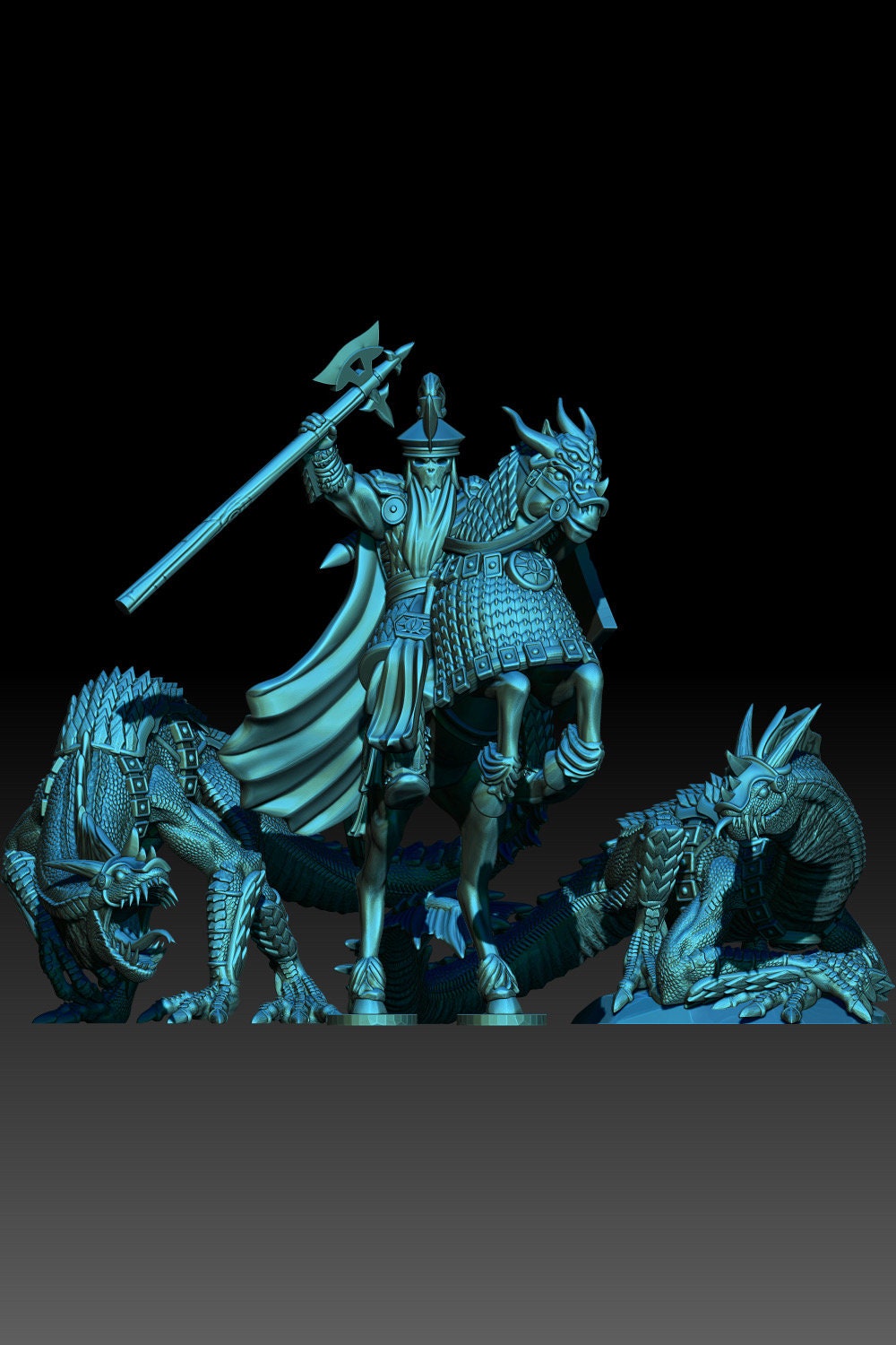 Golden Horde Kunarhi Champion 28mm miniatures dnd minis fantasy miniatures dungeons and dragons miniatures  wargaming miniatures tabletop