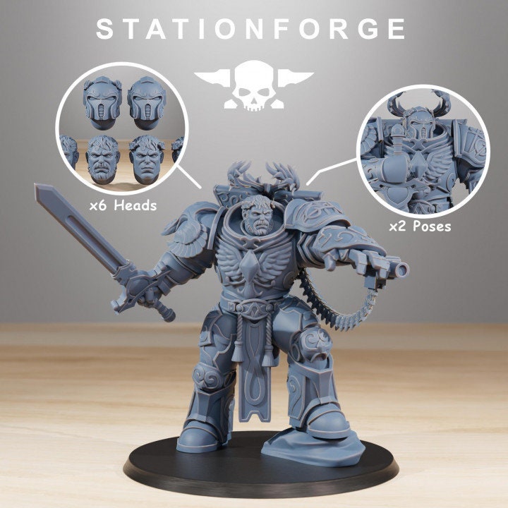Socratis Archon 32mm sci-fi fantasy miniature for tabletop games grimdark RPGs dnd wargaming miniature dungeons and dragons