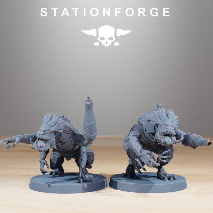 Xenarid Infantry 32mm sci-fi fantasy miniature for tabletop games grimdark RPGs dnd wargaming miniature dungeons and dragons