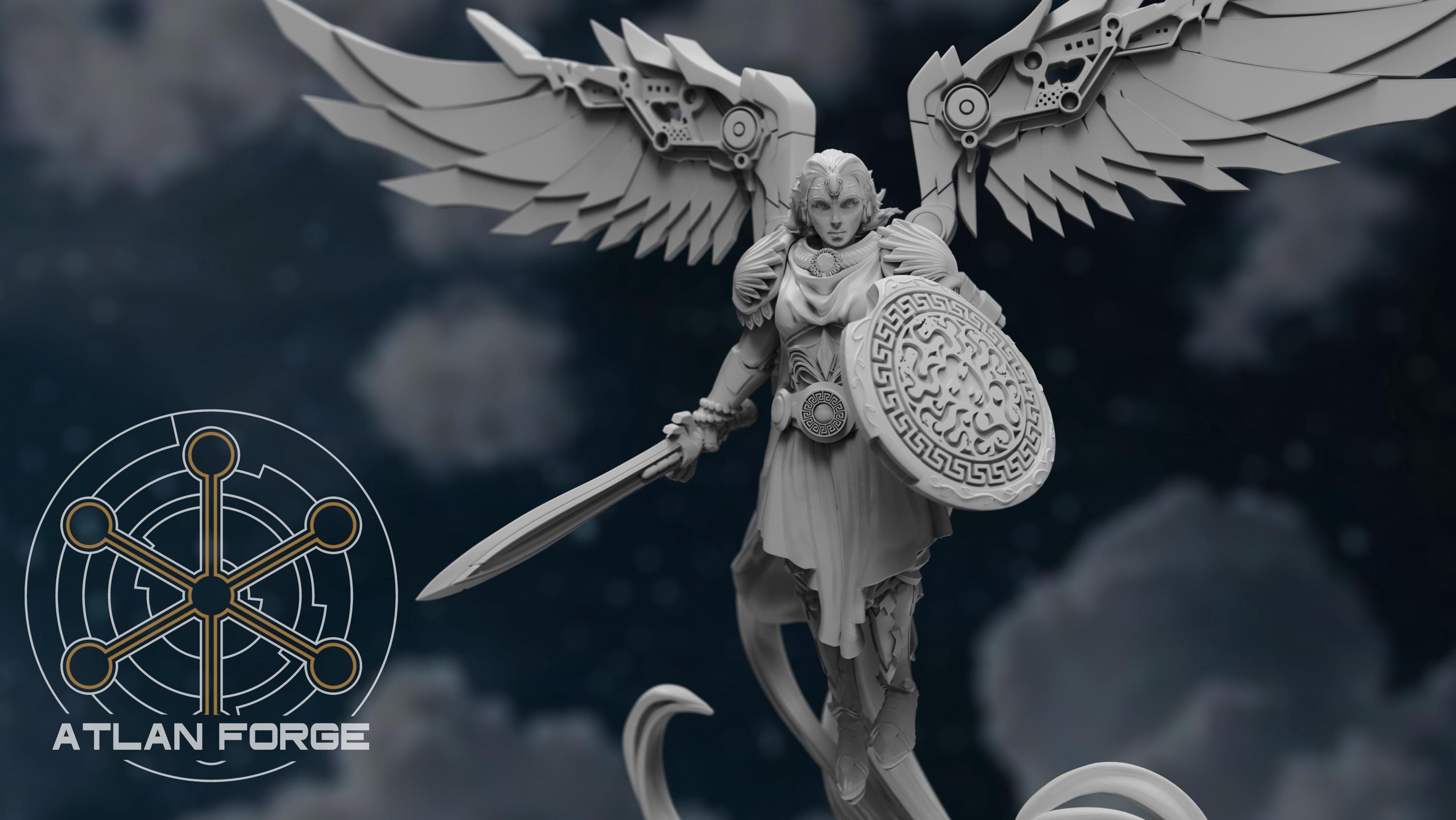 High Priestess of the Athenai 32mm sci-fi fantasy miniature tabletop games grimdark RPGs dnd wargaming miniature dungeons and dragons