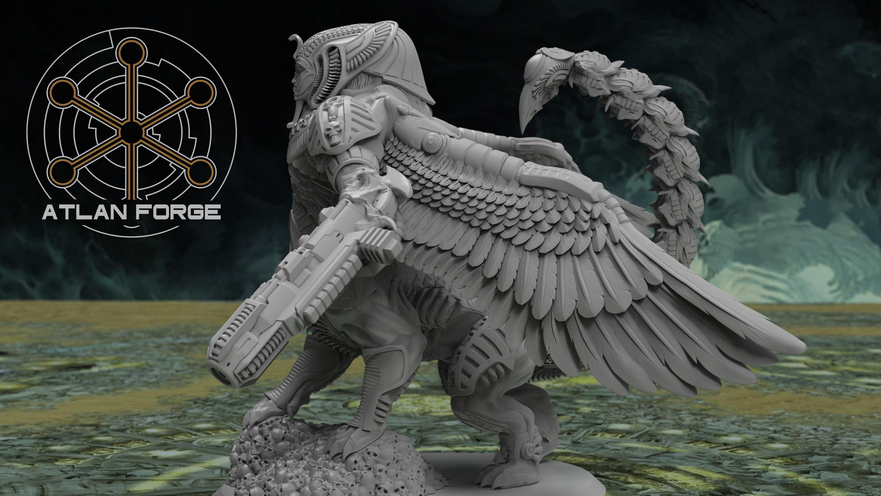 Aegyptian Battle Sphinx 32mm wargame fantasy miniature dnd wargaming miniature dungeons and dragons painting gift RPG tabletop minis