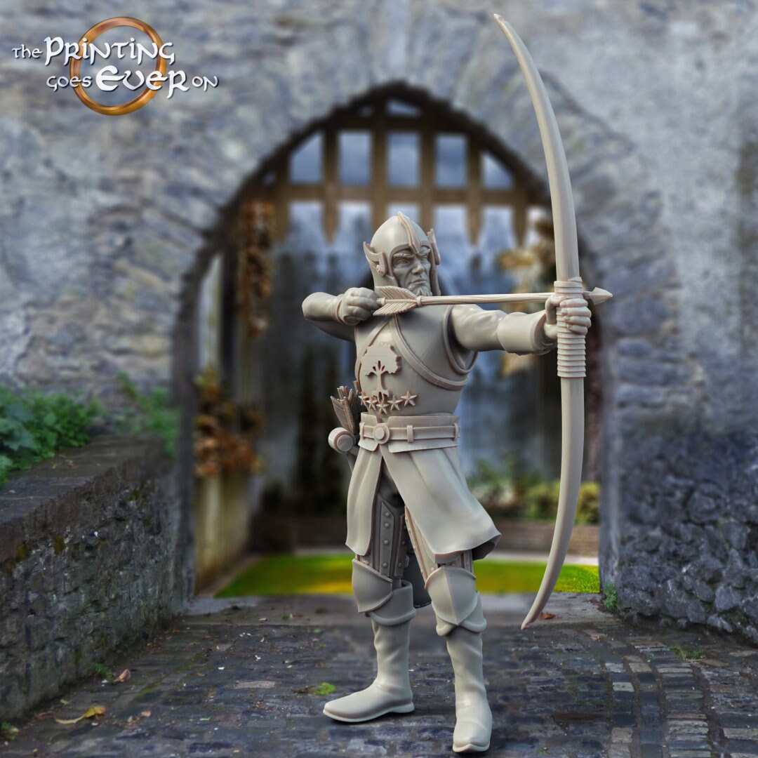 Gonthan Archers 28mm dnd miniature dungeon and dragons fantasy wargaming miniature  tabletop wargame  fantasy miniature for painting