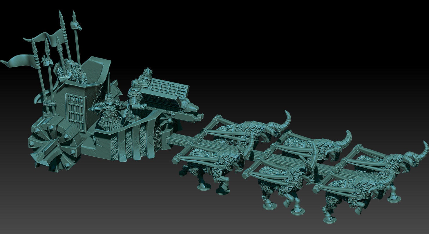 Stonehand War Chariot MESBG LOTR 28mm fantasy tabletop wargames