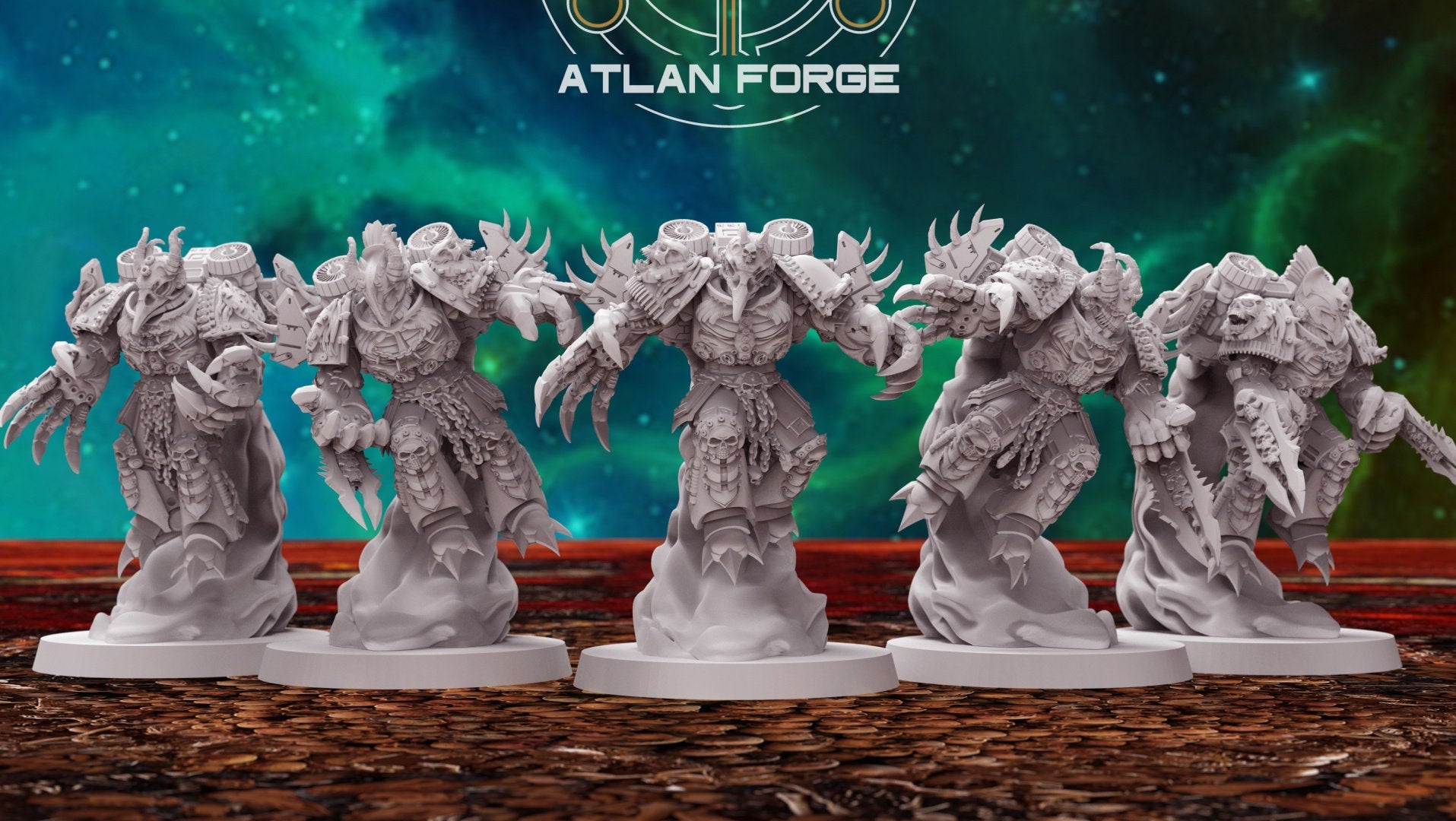 Daemon Hades Black Vultures 32mm sci-fi fantasy miniature for tabletop games grimdark RPGs dnd wargaming miniature dungeons and dragons