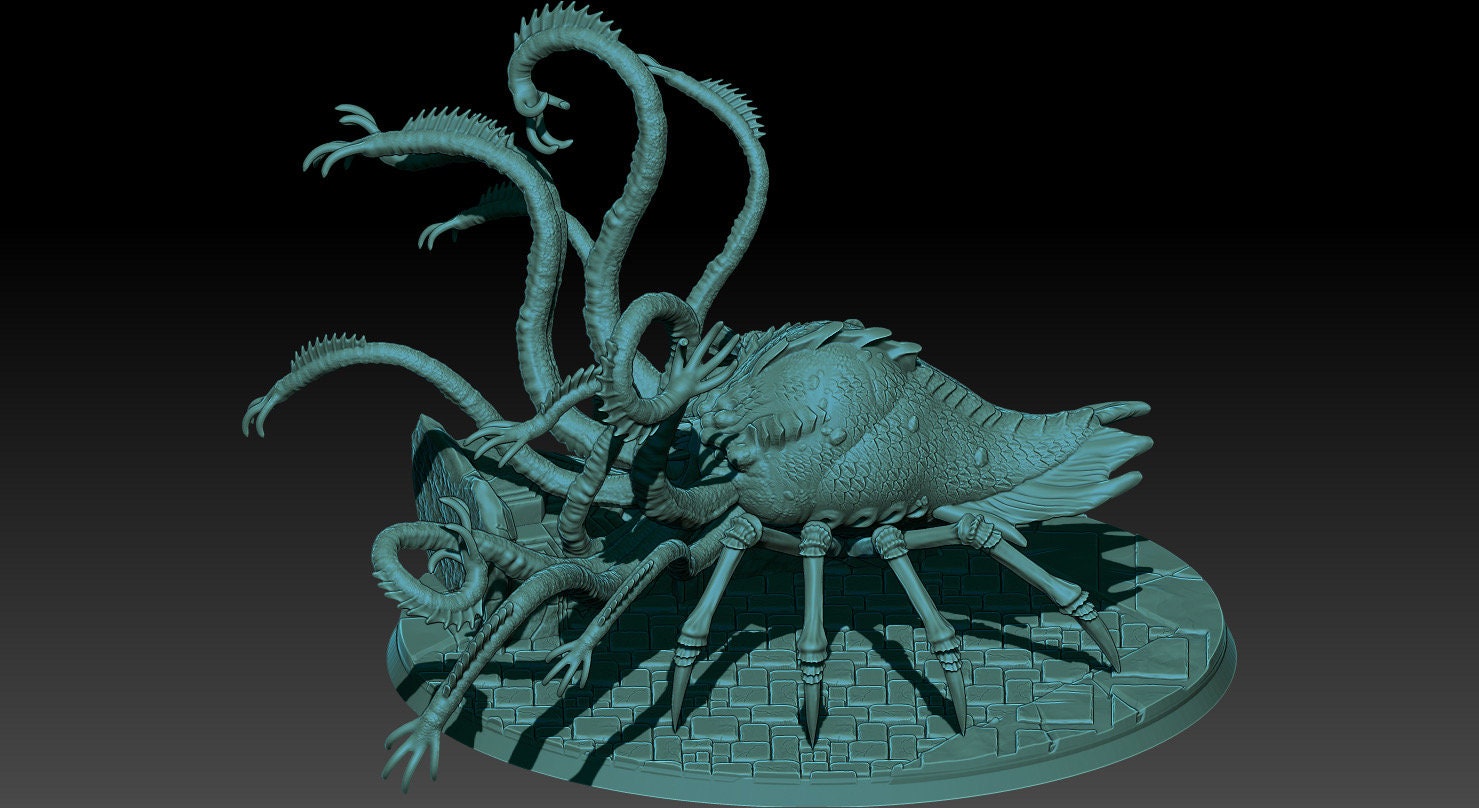 Ancient Guardian Of The Lake 28mm miniatures fantasy dungeons and dragons miniature wargaming miniatures tabletop dnd miniatures