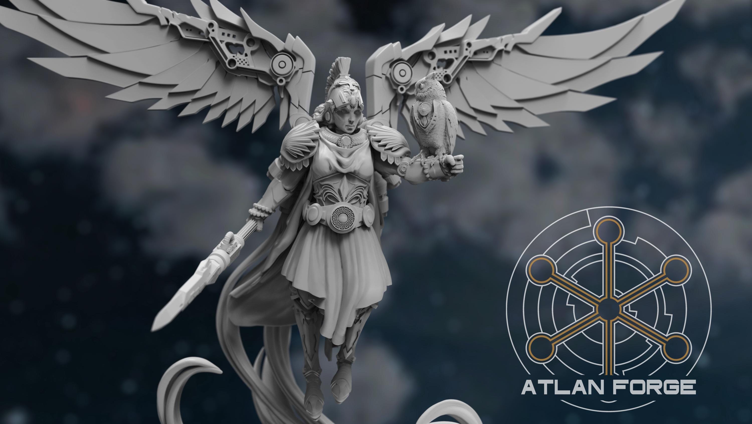 High Priestess of the Athenai 32mm sci-fi fantasy miniature tabletop games grimdark RPGs dnd wargaming miniature dungeons and dragons