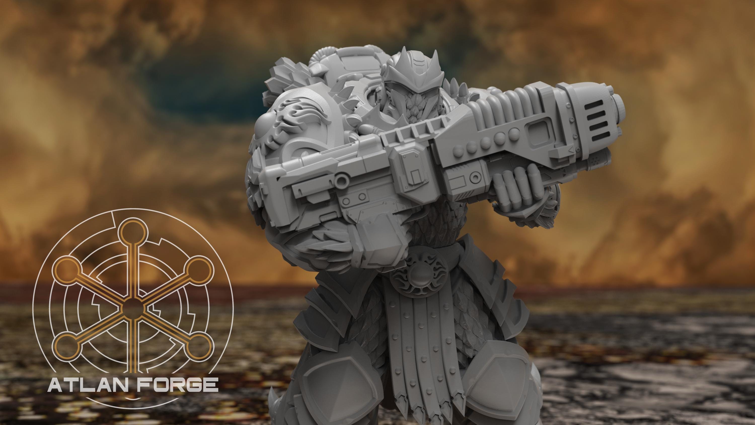 Dragon Aegis Rangers 32mm sci-fi fantasy miniature tabletop games grimdark RPGs dnd wargaming miniature dungeons and dragons painting