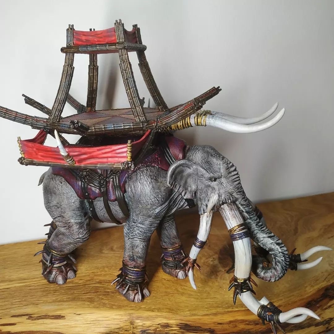Farsouth War Elephant 28mm miniatures dnd minis fantasy miniatures dungeons and dragons miniatures  wargaming miniatures tabletop wargames