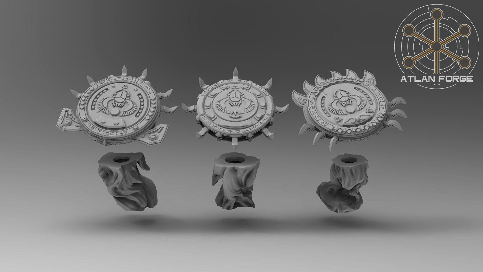 Aegyptus Reptilian Sorcerers 32mm miniatures grimdark fantasy miniature dnd wargaming miniature dungeons and dragons gift RPG tabletop minis