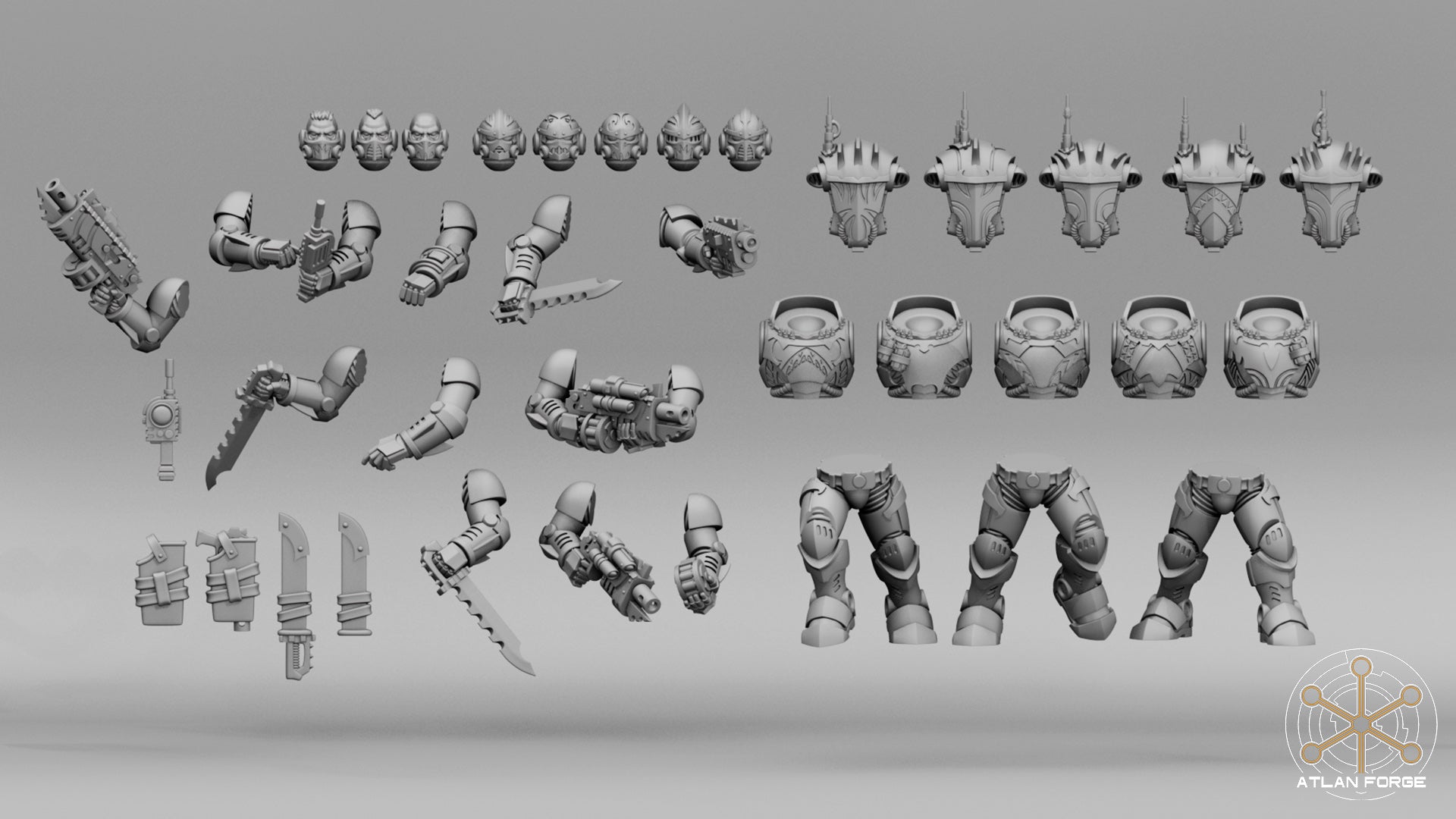 Wai Toa Strike Force 32mm Resin Miniatures – Grimdark Sci Fi Army for Wargaming