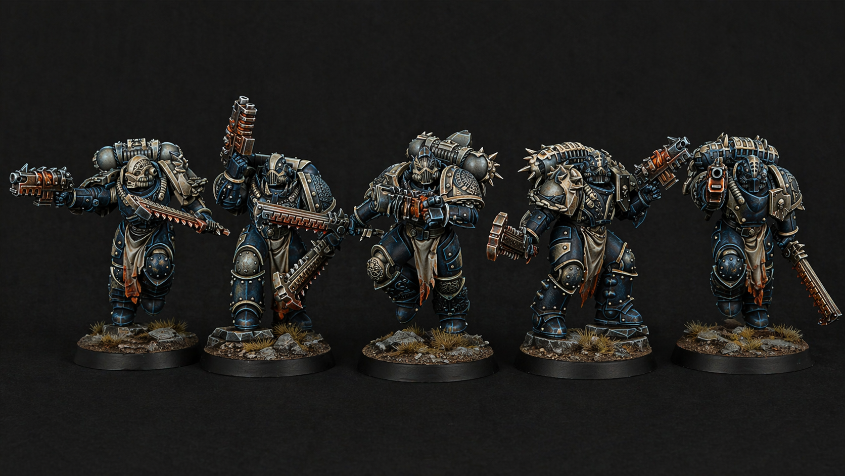 Wai Toa Kaiwawao Mediators 32mm Resin Miniatures – Sci Fi Fantasy Squad for Wargaming and DnD