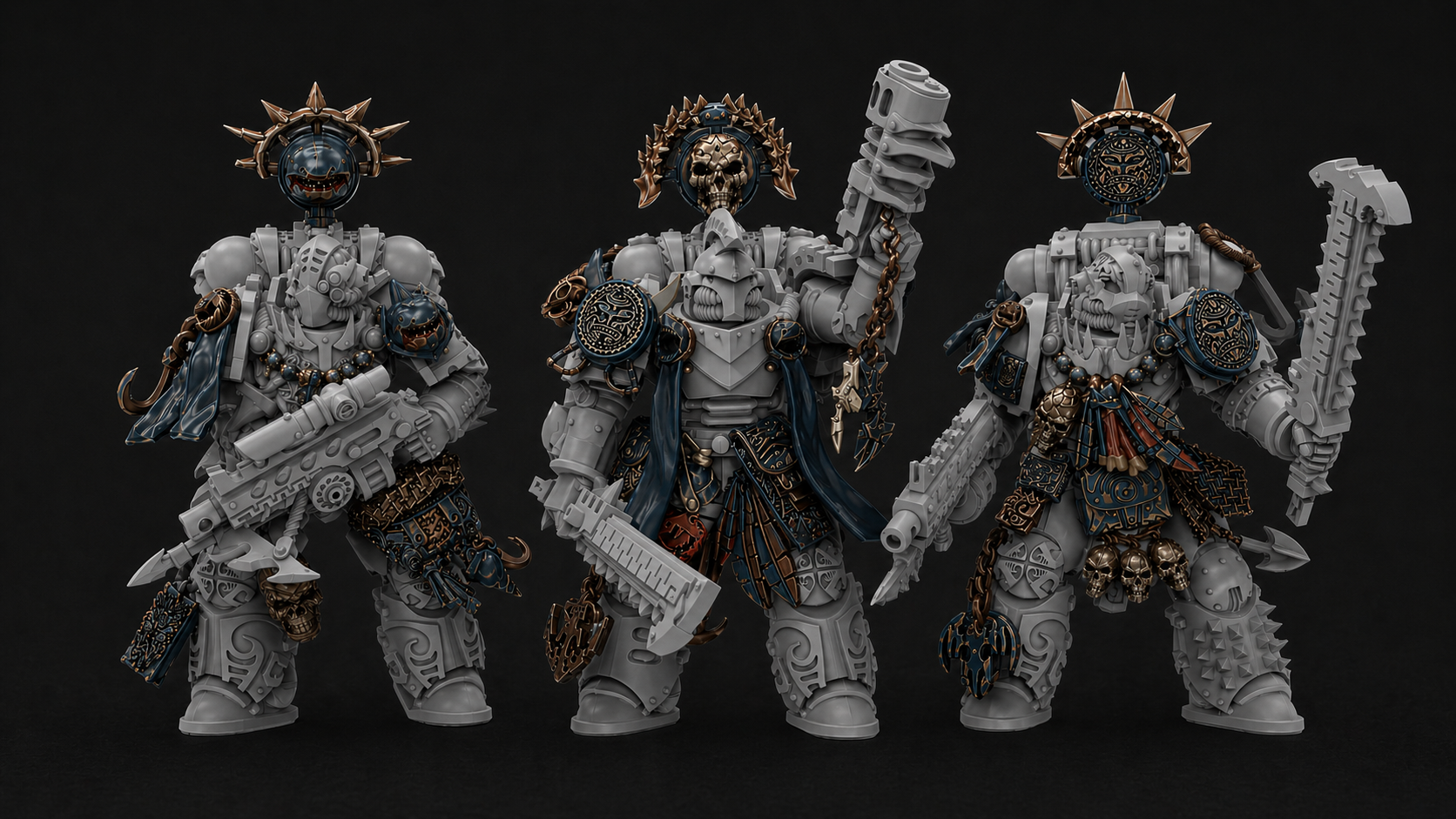 Wai Toa Conversion Kit 32mm Resin Bits – Sci Fi Fantasy Accessories for Wargaming Miniatures