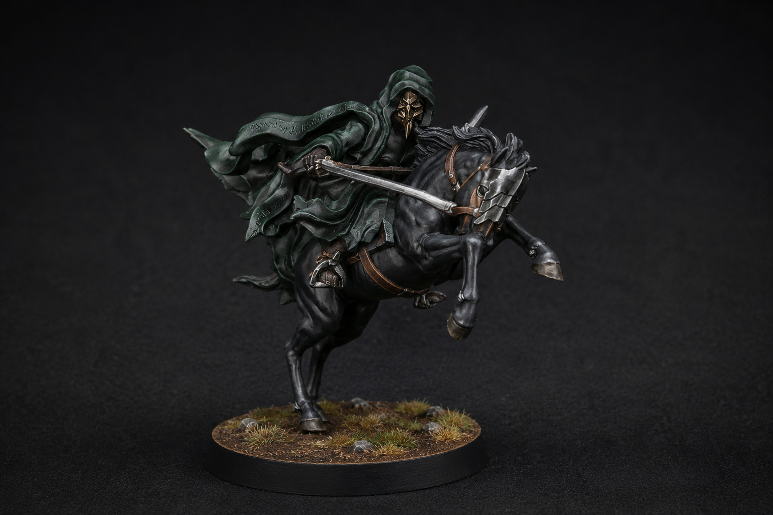 Black Riders Spectral Miniatures 28mm Resin Cavalry – Undead Fantasy Riders for DnD and Wargaming