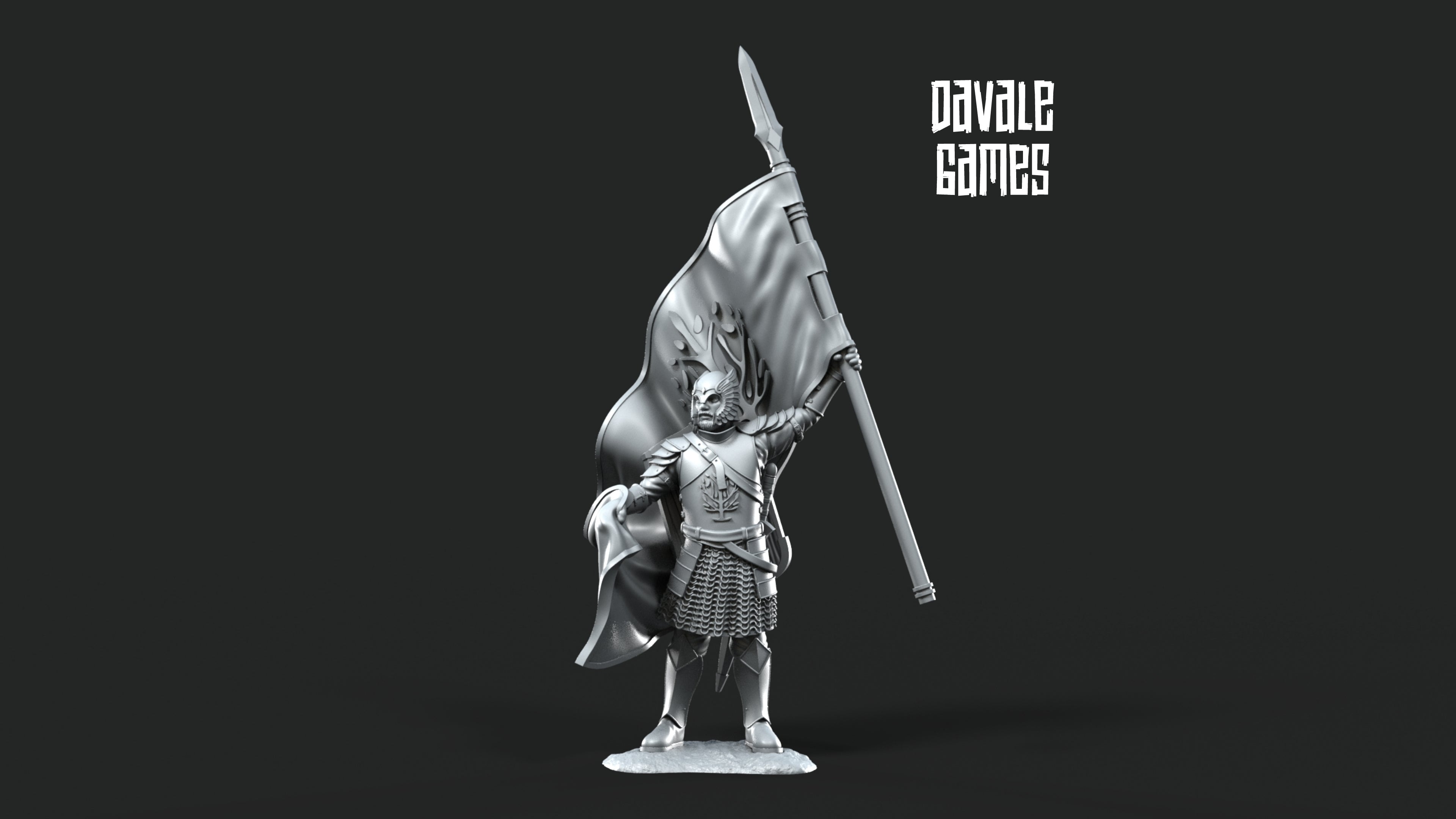 Grey Castle Strike Force 28mm Resin Miniatures – Fantasy Army Set for DnD and Wargaming