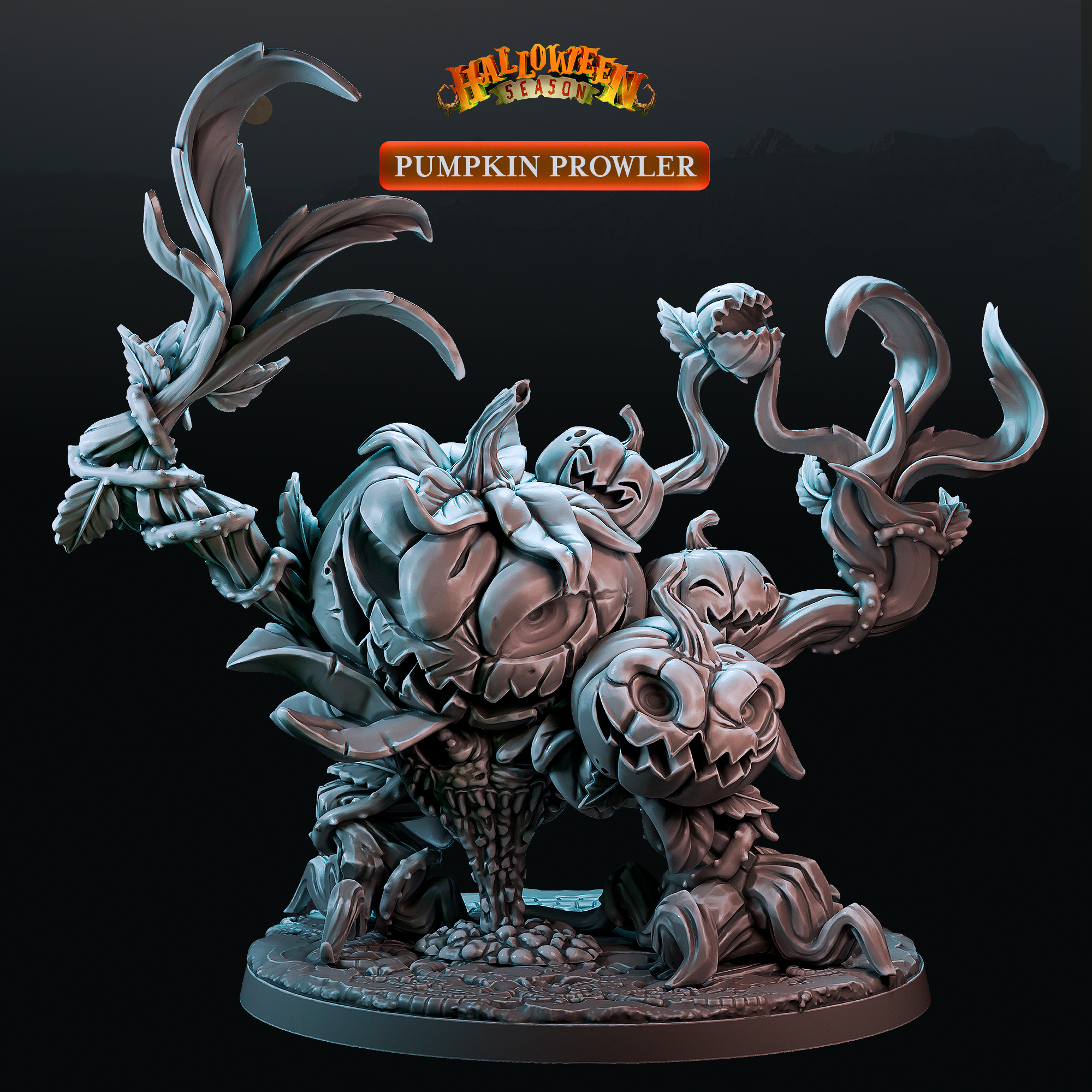 Pumpkin Prowler 144mm Paint-Your-Own Halloween Collectable
