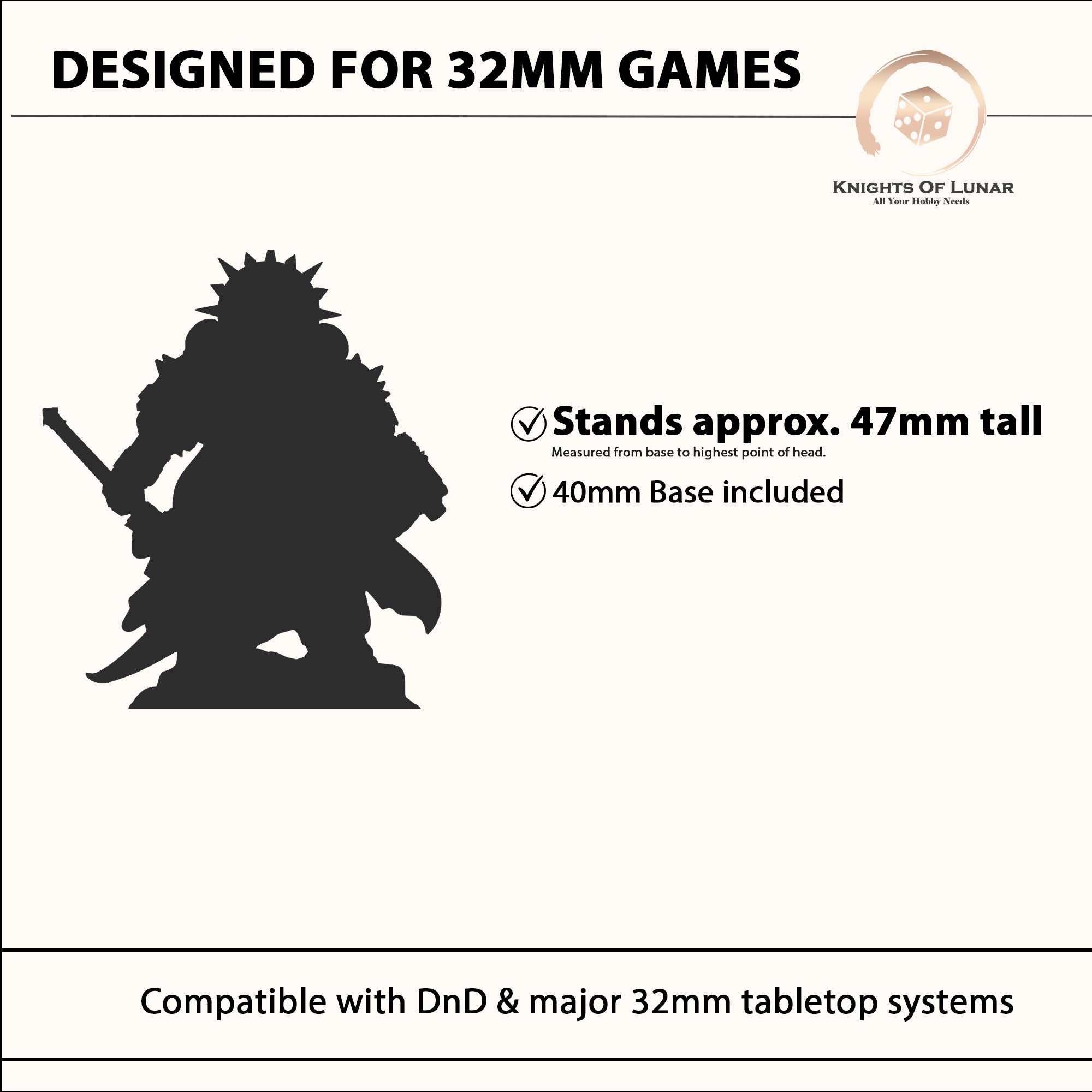 Wai Toa Aegis Captain 32mm Resin Miniature – Sci Fi Fantasy Hero for Wargaming and DnD