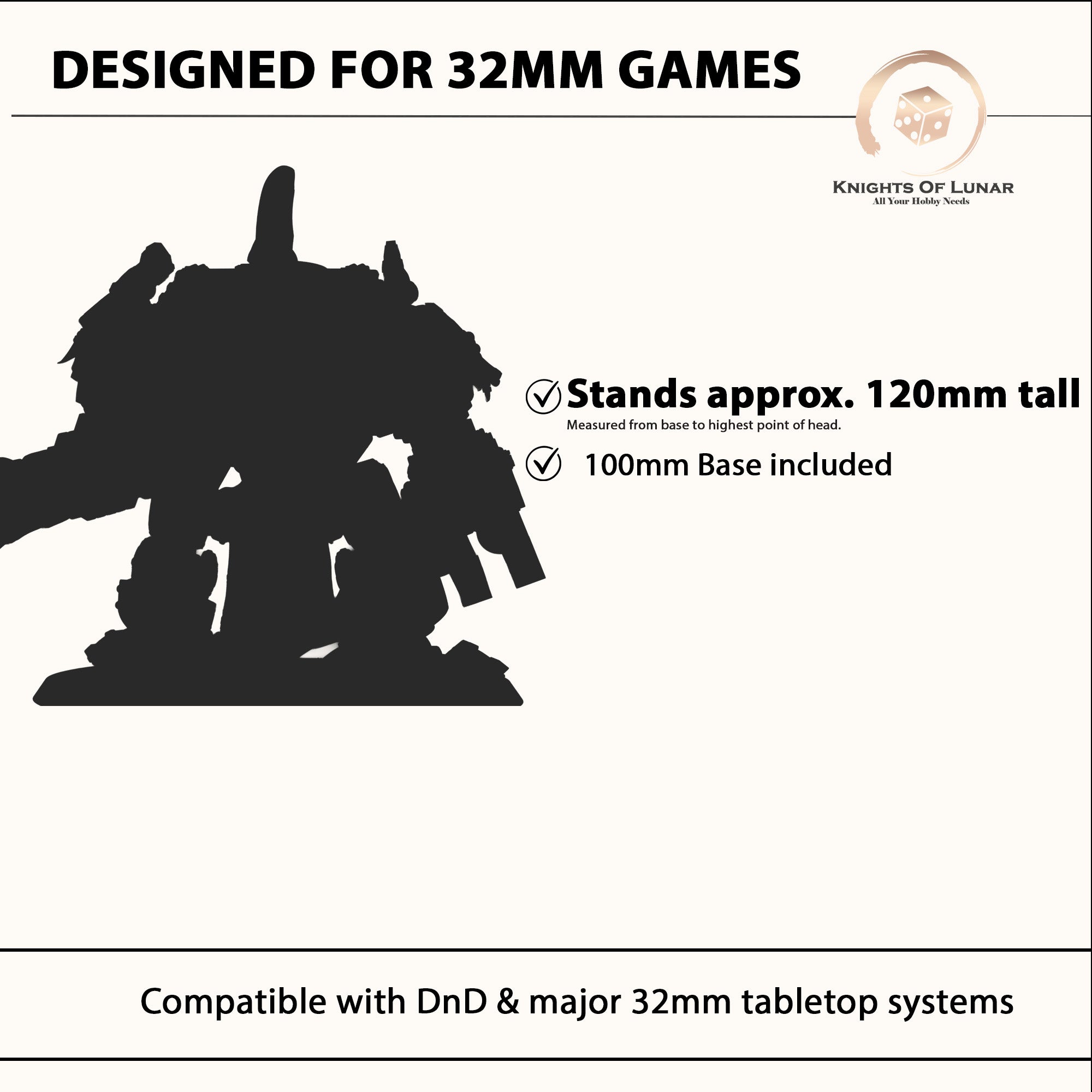 Wai Toa Wandering Ancestors Dreadnought 32mm Resin Miniature – Fantasy Wargaming Model for DnD