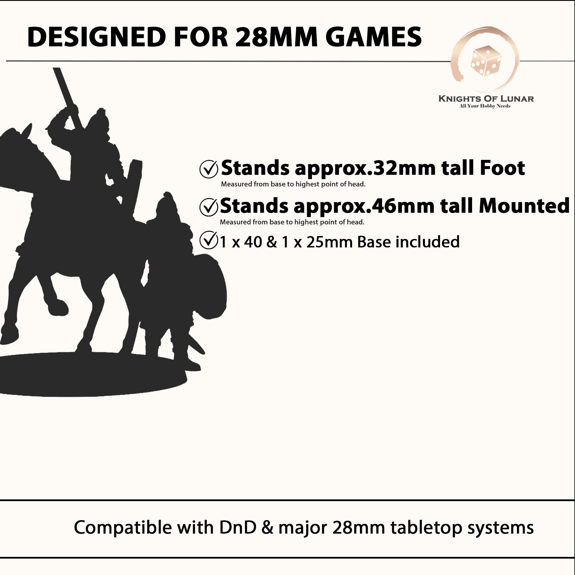 West Human Prince 28mm Resin Miniature – Fantasy Hero for DnD and Wargaming