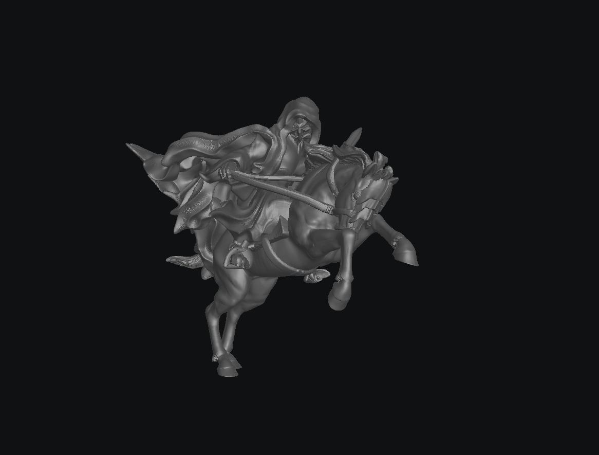 Black Riders Spectral Miniatures 28mm Resin Cavalry – Undead Fantasy Riders for DnD and Wargaming