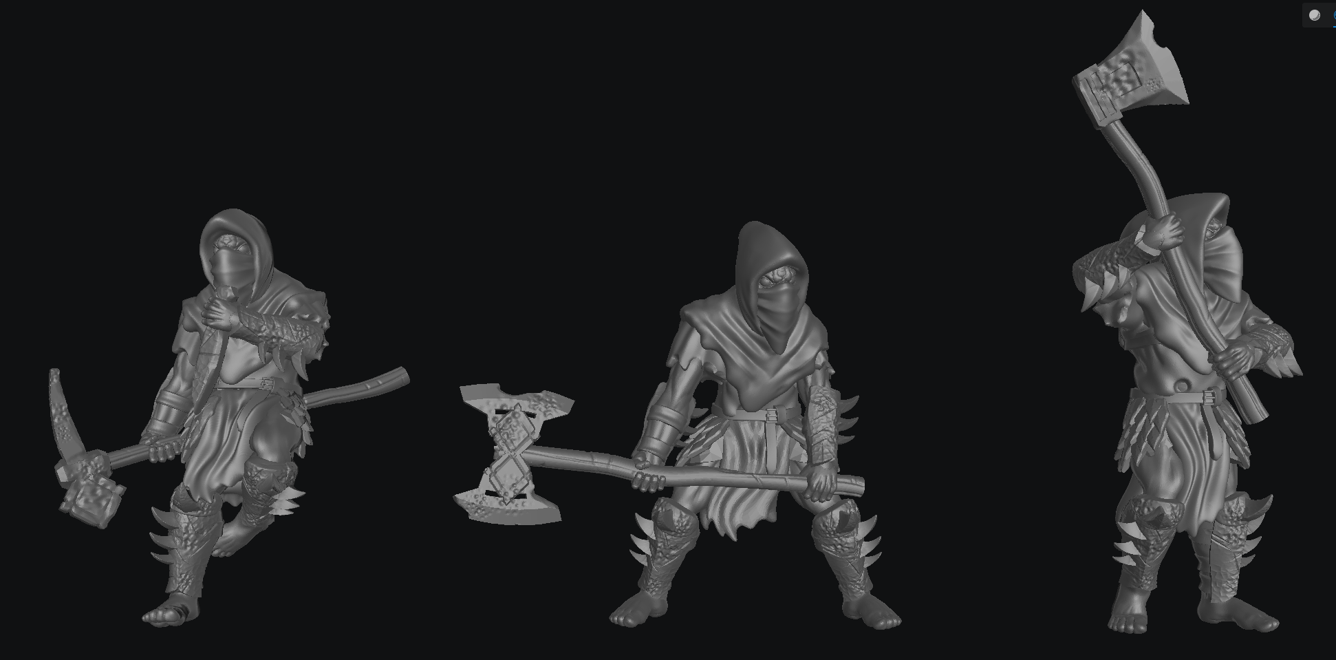 Deepmine Goblin Stalkers 28mm Resin Miniatures – Fantasy Goblins for DnD and Wargaming