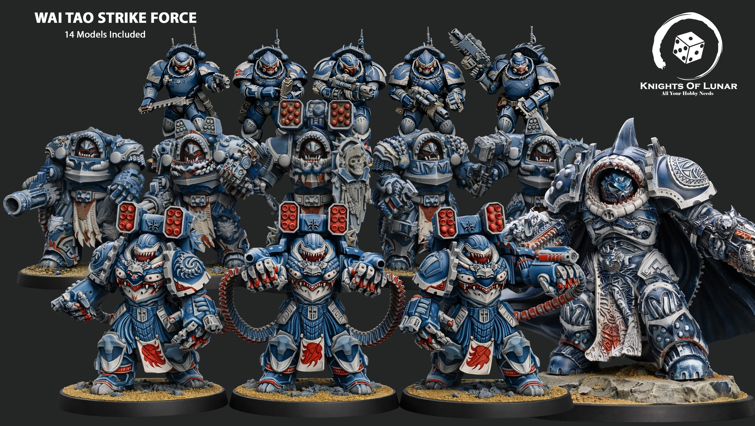 Wai Toa Legion 32mm Resin Miniatures – Grimdark Sci Fi Army for Wargaming