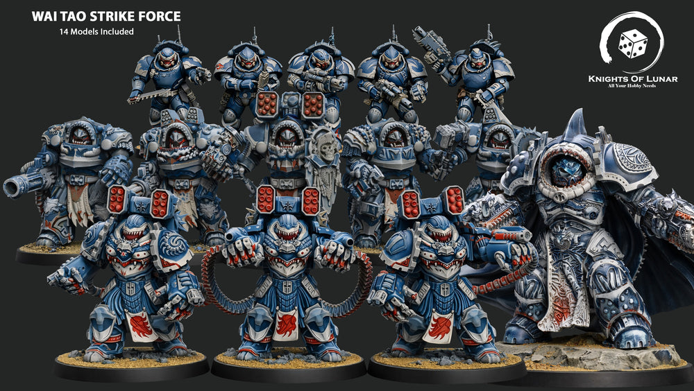Wai Toa Legion 32mm Resin Miniatures – Grimdark Sci Fi Army for Wargaming