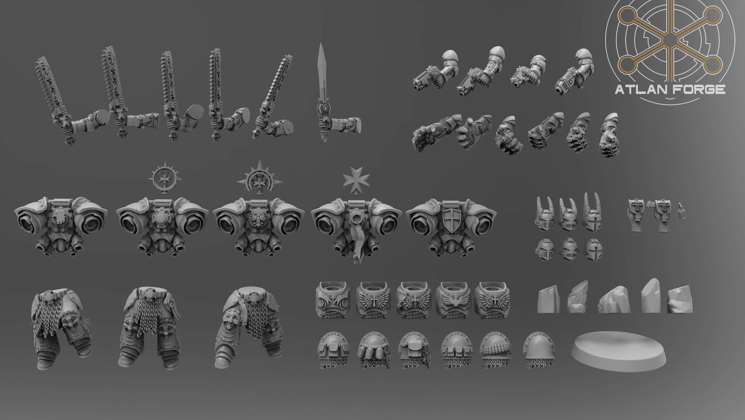 Templar Warhawks 32mm sci-fi fantasy miniature tabletop games grimdark RPGs dnd wargaming miniature dungeons and dragons painting