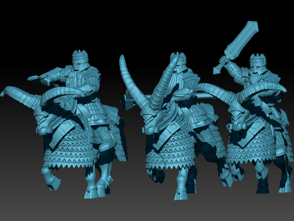 Stonehand Dwarf goat riders 28mm miniatures fantasy dungeons and dragons miniature wargaming miniatures tabletop dnd dwarf army miniatures
