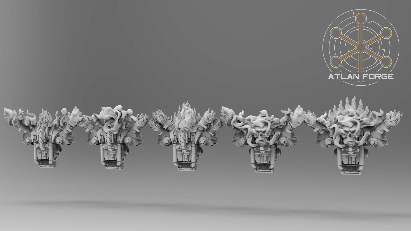 Hades burning legion 32mm sci-fi fantasy miniature for tabletop games grimdark RPGs dnd wargaming miniature dungeons and dragons painting