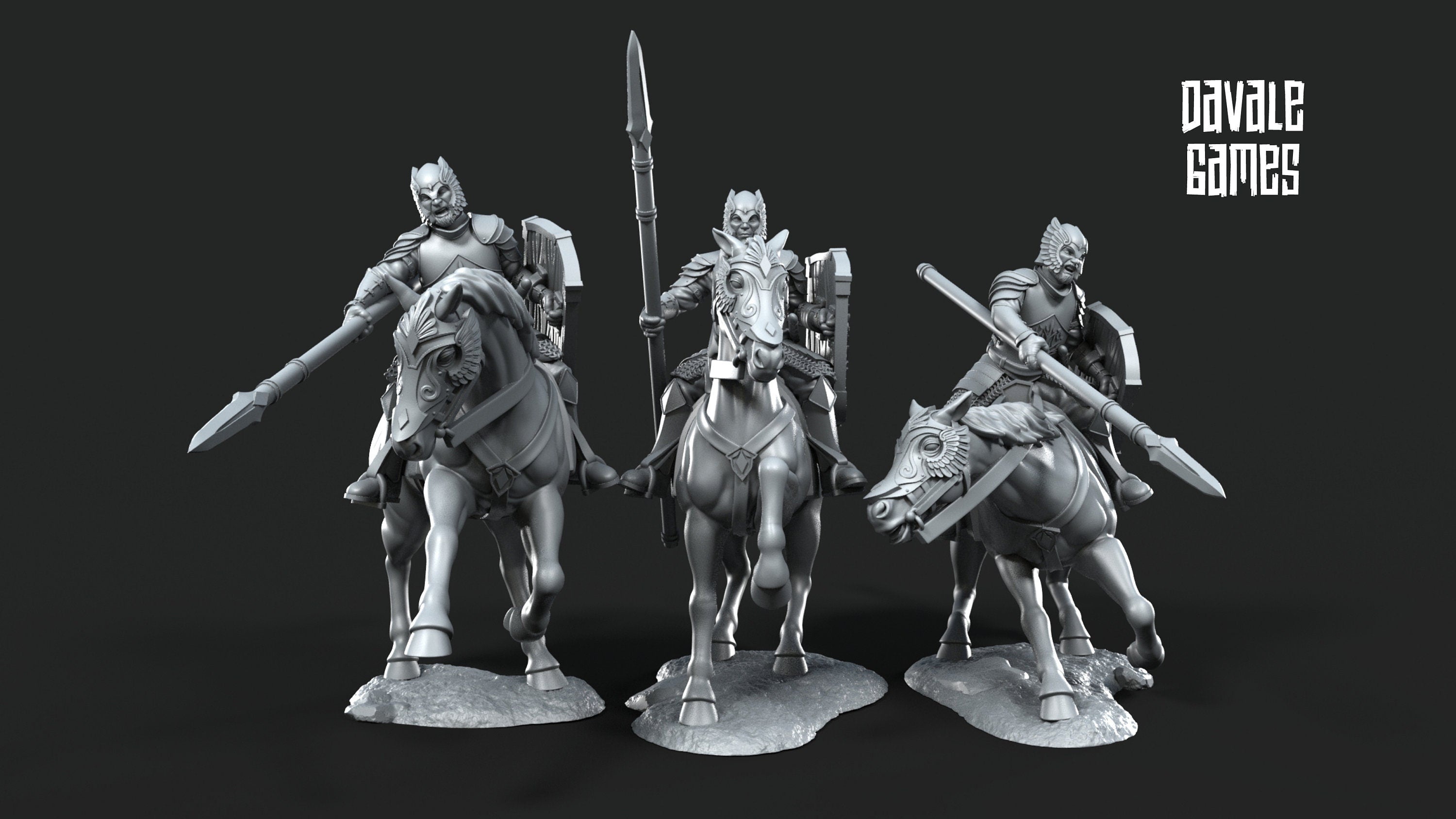 Grey Castle Knights 28mm dnd miniature dungeon and dragons fantasy wargaming miniature tabletop wargame fantasy miniature for painting gift