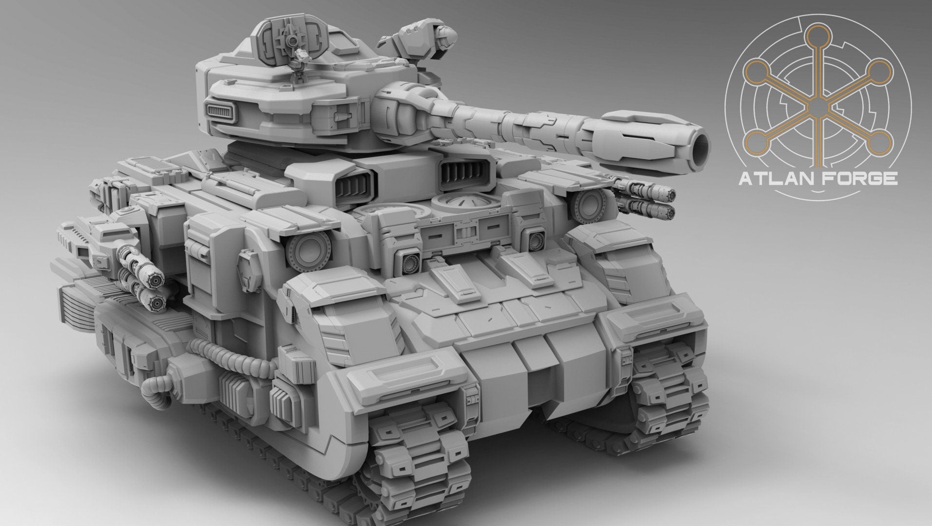 Arctodus Battle Tank 32mm sci-fi fantasy miniature for tabletop games grimdark RPGs dnd wargaming miniature dungeons and dragons