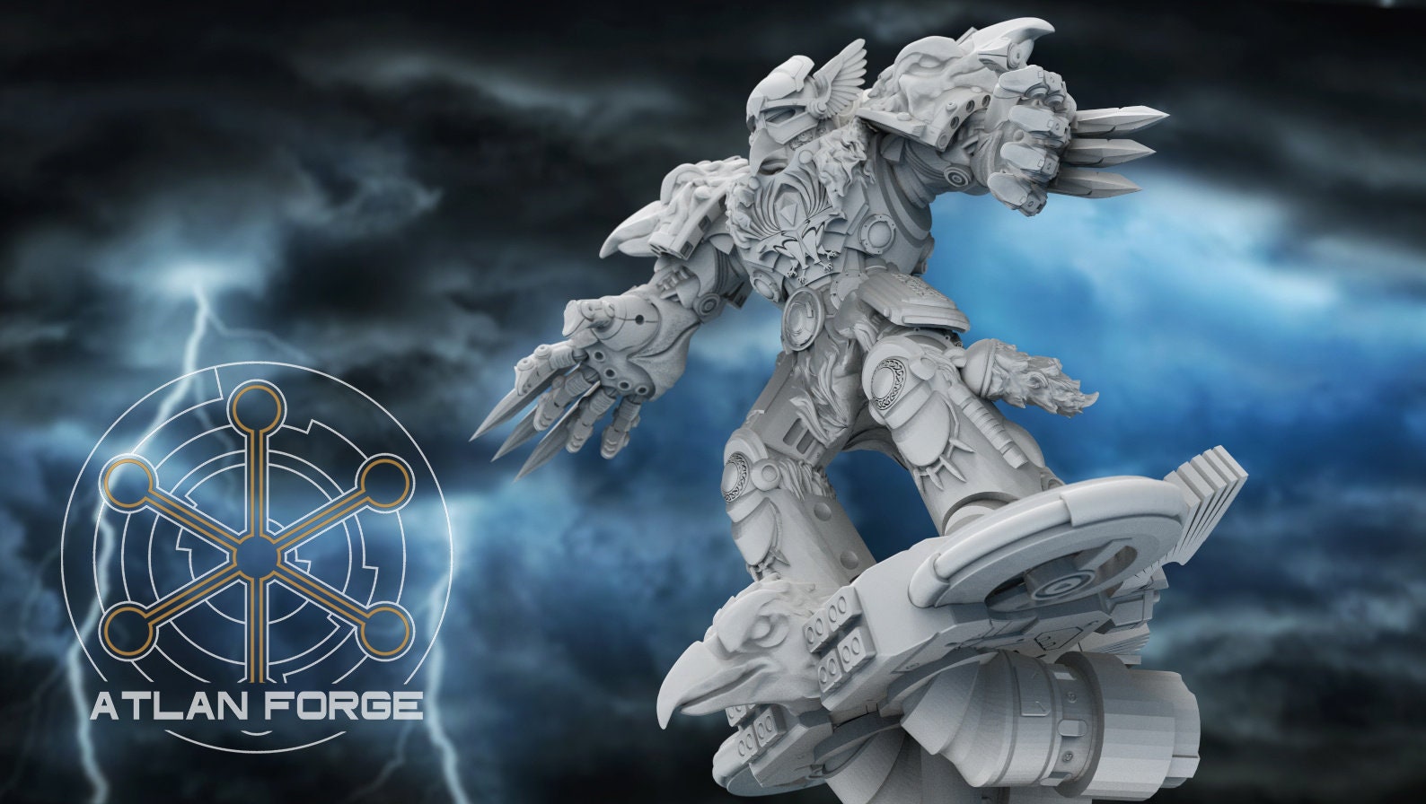 Asgardian Ravens 32mm sci-fi fantasy miniature for tabletop games grimdark RPGs dnd wargaming miniature dungeons and dragons