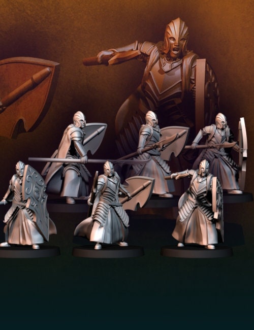 Bloody High Elf Box set Bundle 28mm miniatures dnd minis fantasy miniatures dungeons and dragons miniatures wargaming miniature tabletop