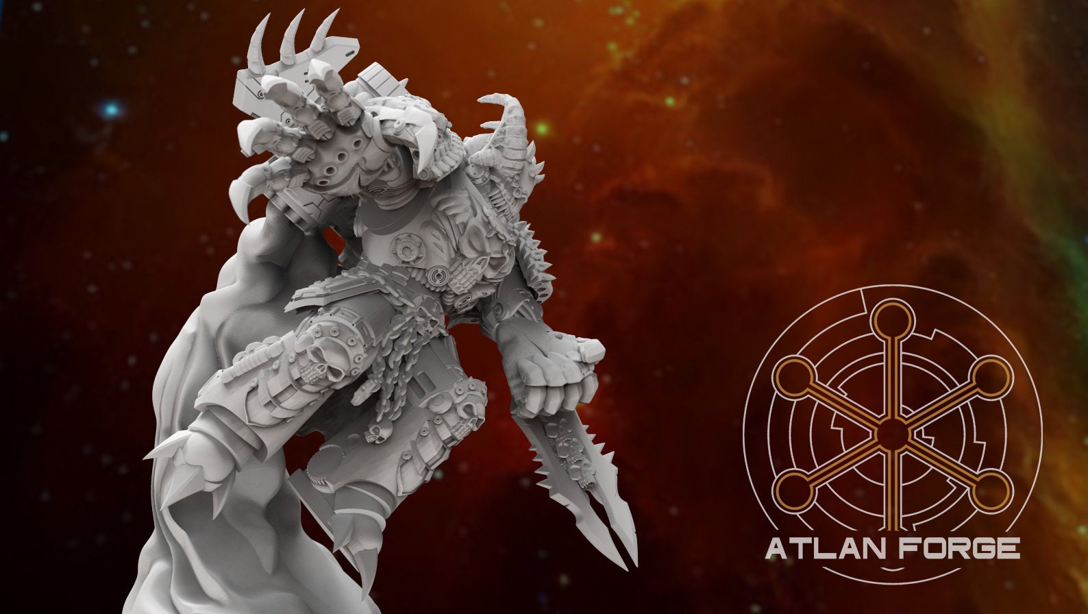 Daemon Hades Black Vultures 32mm sci-fi fantasy miniature for tabletop games grimdark RPGs dnd wargaming miniature dungeons and dragons