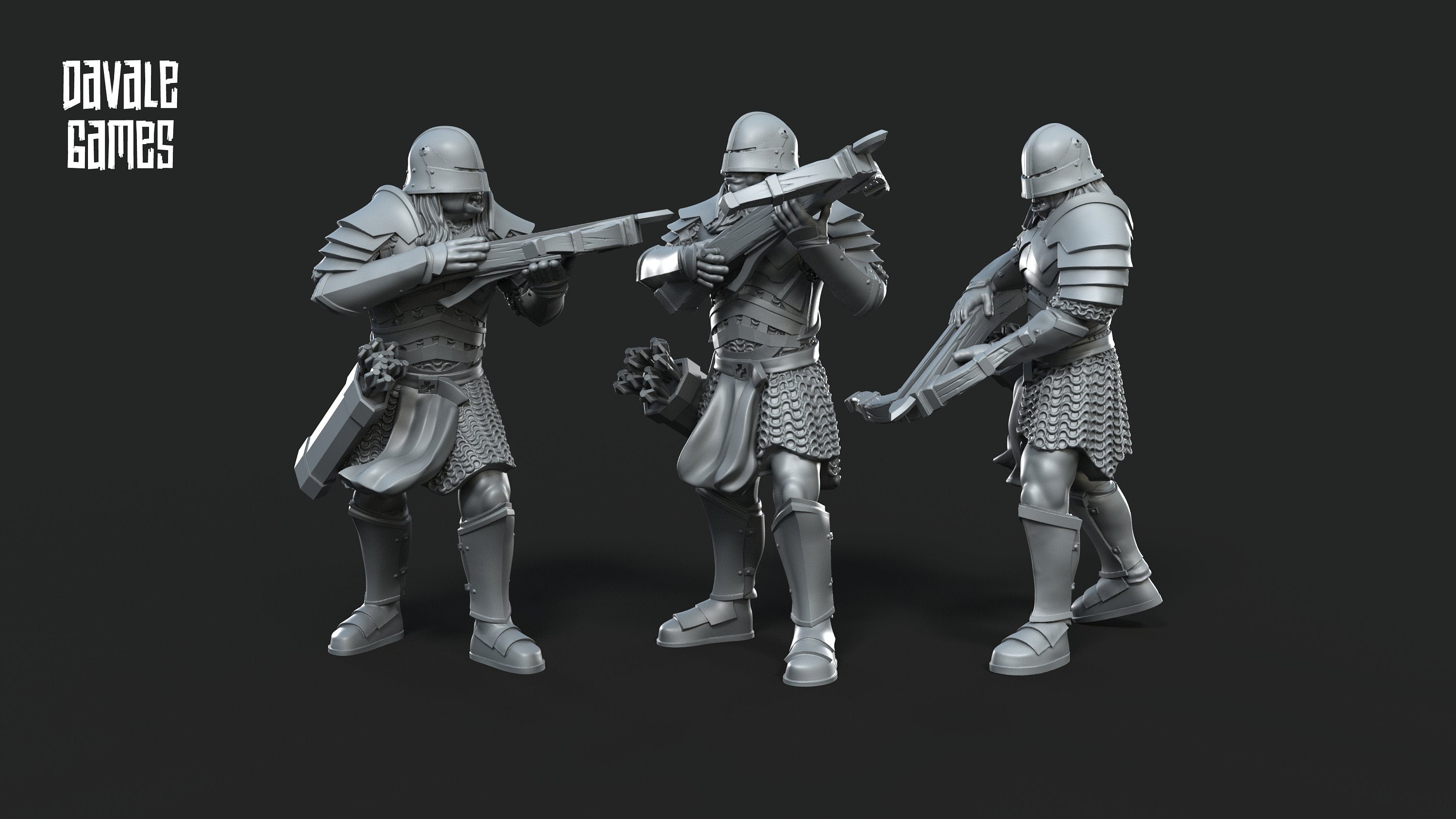 Blood handed Orc Crossbows with armour 28mm miniatures dnd fantasy miniatures dungeons and dragons wargaming miniatures tabletop wargames