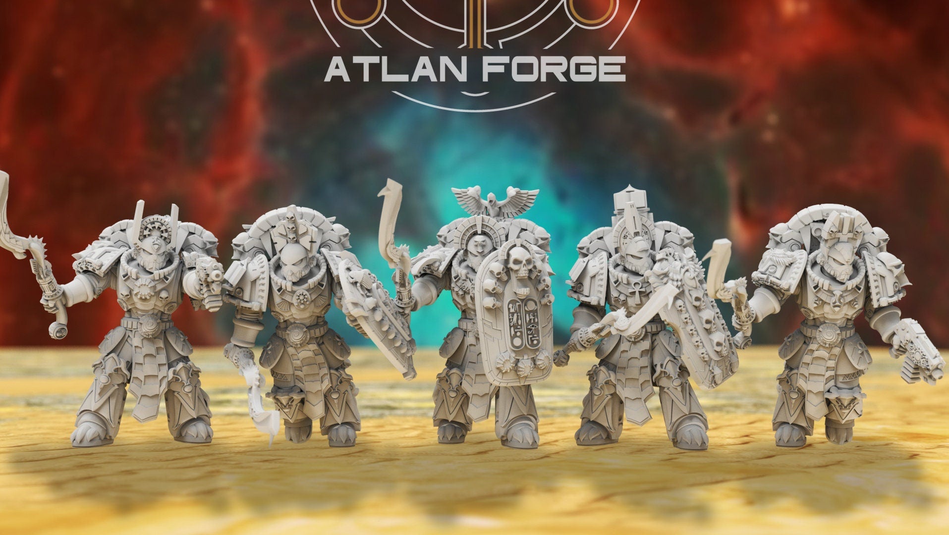 Aegyptian Shield Guard grimdark fantasy miniature dnd wargaming miniature dungeons and dragons painting gift RPG tabletop minis