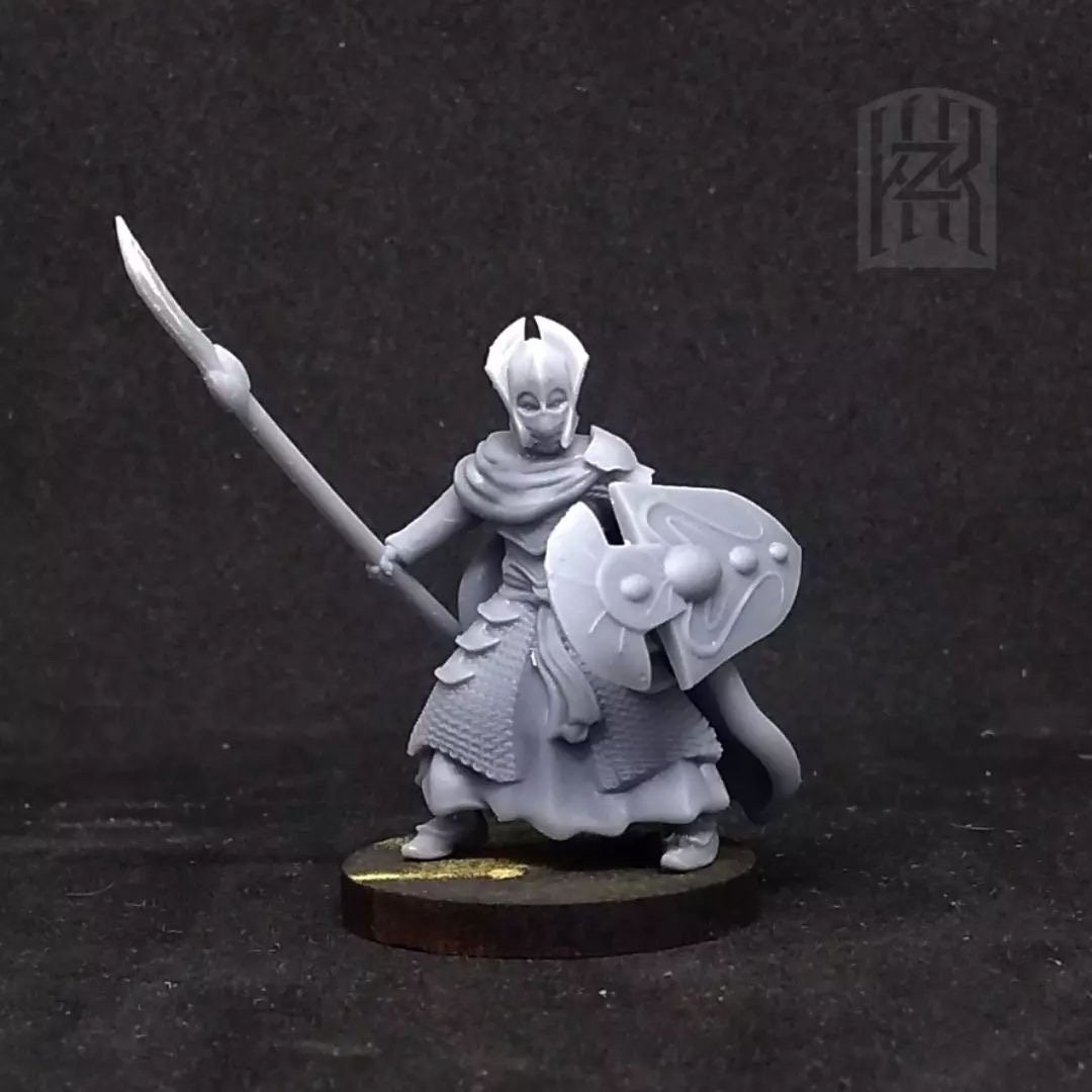 Oathbreaker eleven spearmen 28mm miniatures dnd minis fantasy miniatures dungeons and dragons painting wargaming miniatures tabletop