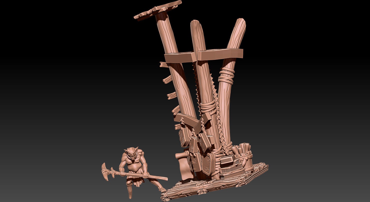 Deepmine goblins bookkepper 28mm miniatures fantasy dungeons and dragons miniature wargaming miniatures tabletop dnd miniatures