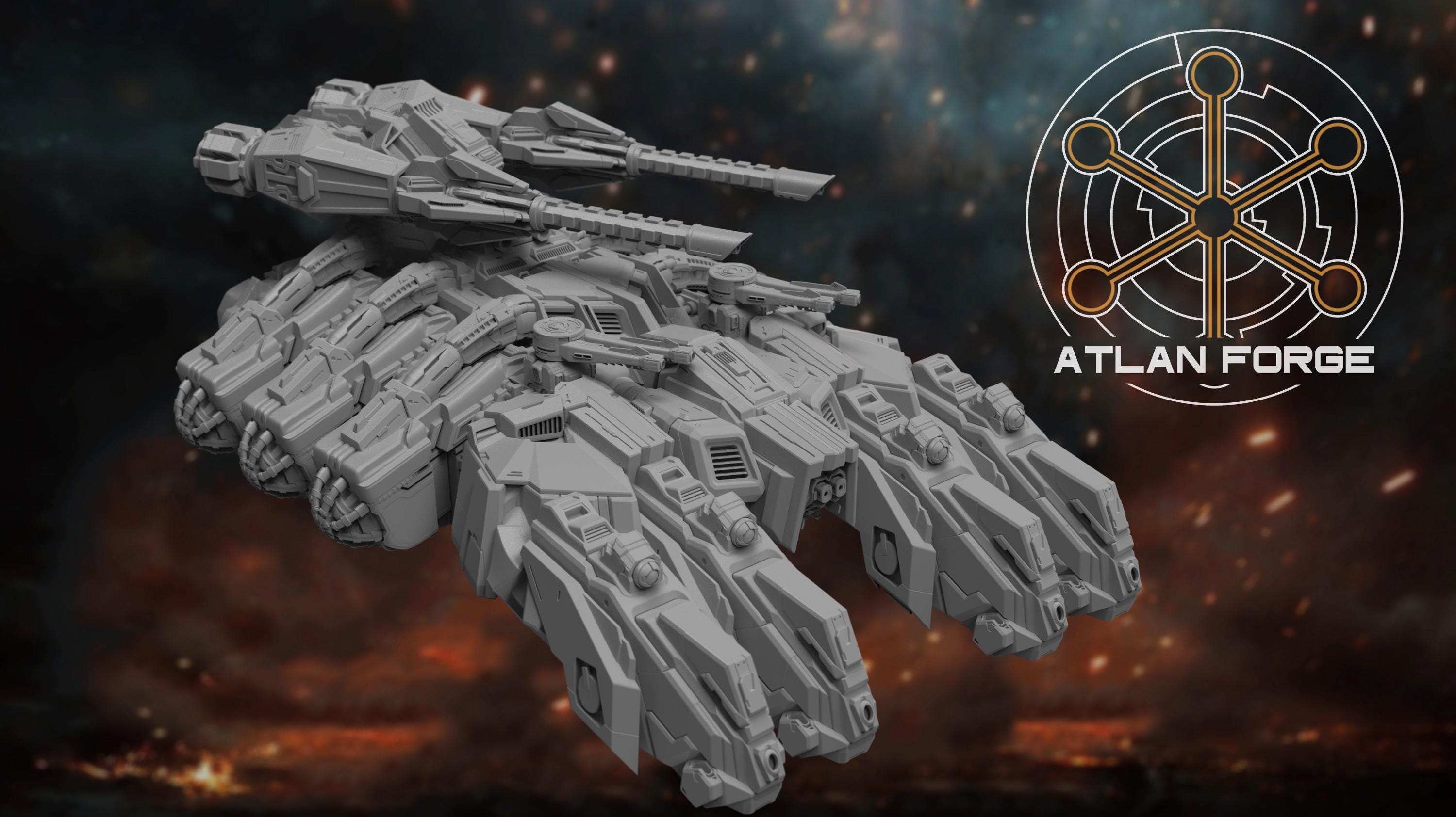 Megatherium Battle Tank 32mm sci-fi fantasy miniature for tabletop games grimdark RPGs dnd wargaming miniature dungeons and dragons