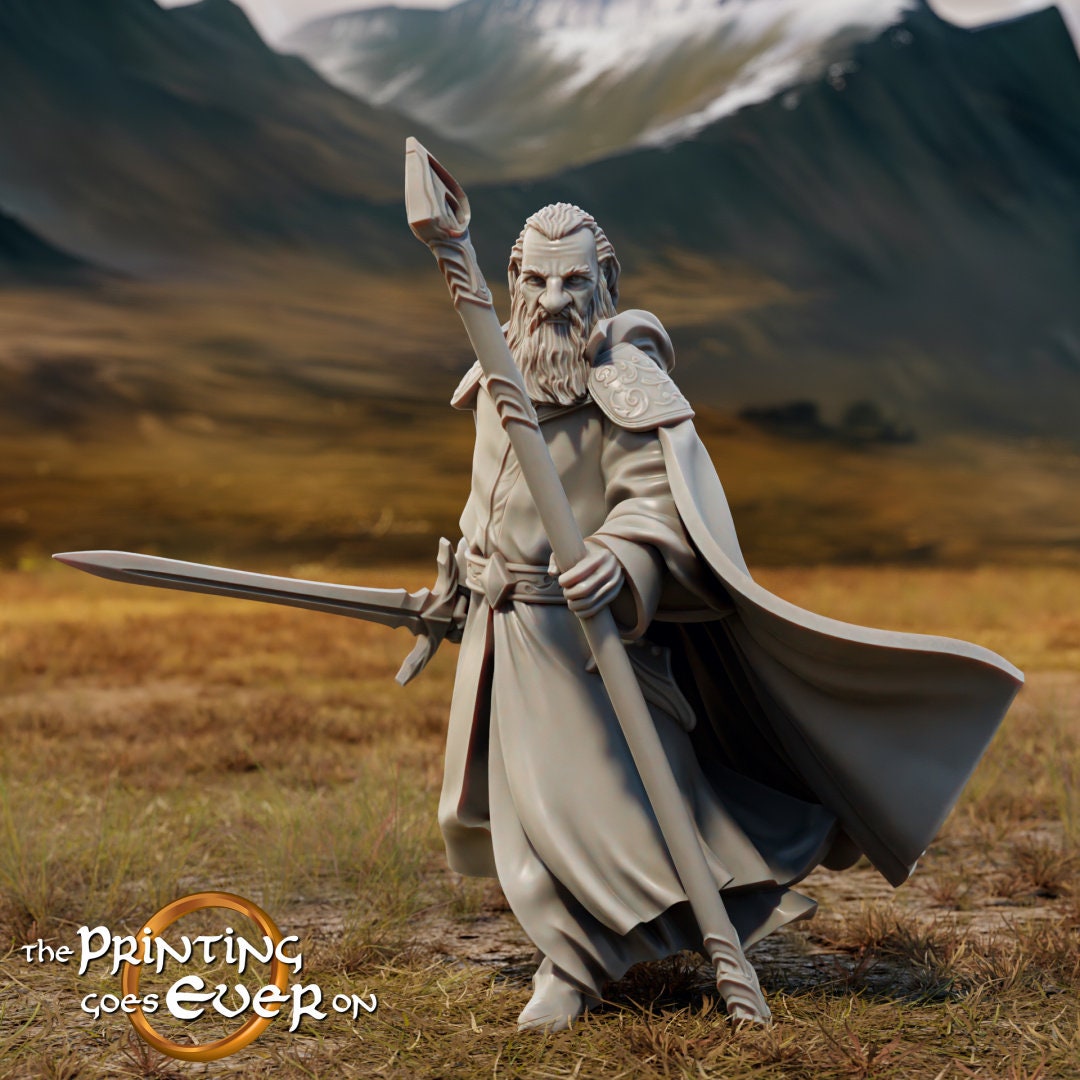 Gollnir the wise 28mm miniatures dnd gift fantasy miniatures dungeons and dragons wargaming miniatures tabletop wargames