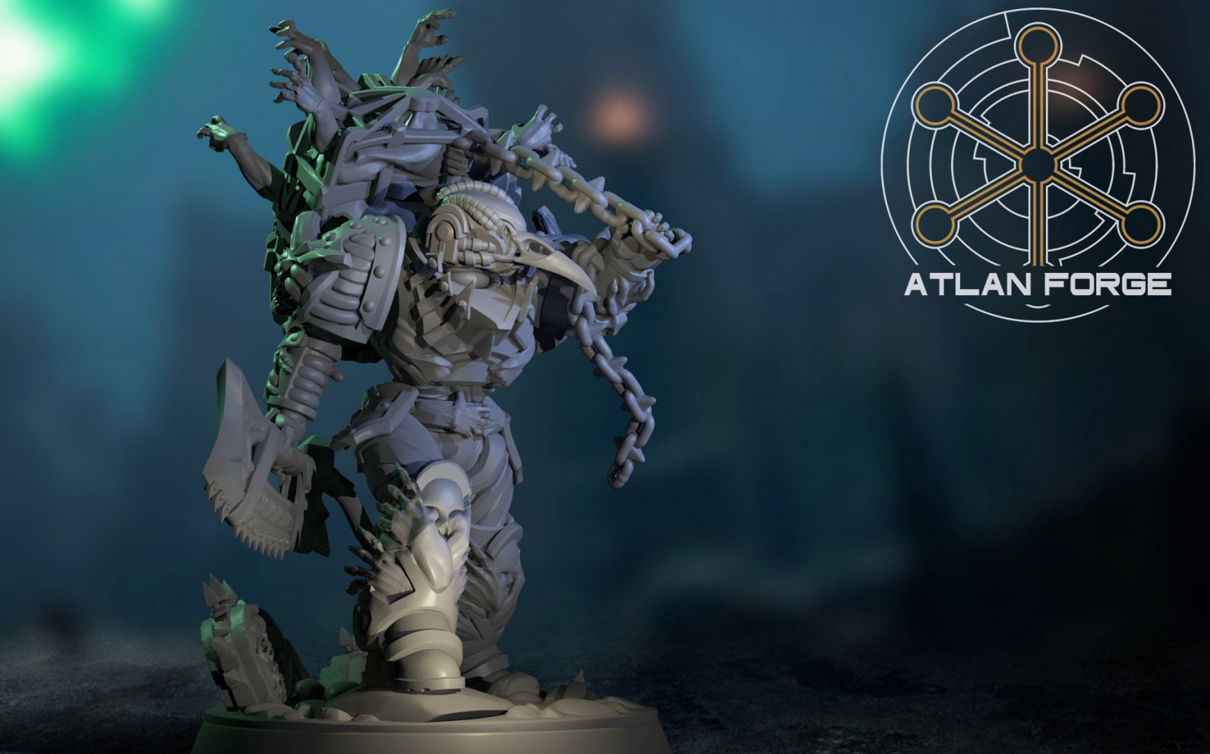 Manus Mortis Amputator 32mm wargame fantasy miniature dnd wargaming miniature dungeons and dragons painting gift RPG tabletop minis