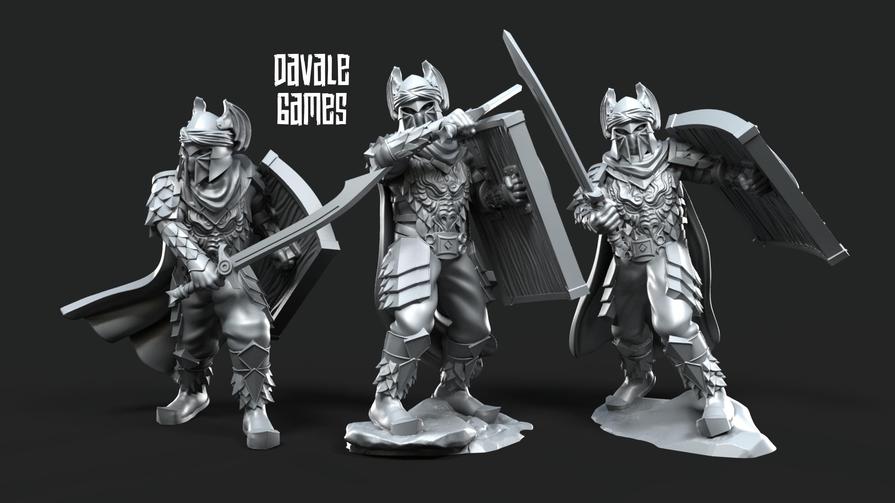 Dragon Army Elite with Sword  28mm miniature dungeon and dragons fantasy wargaming miniature tabletop fantasy miniature painting dnd