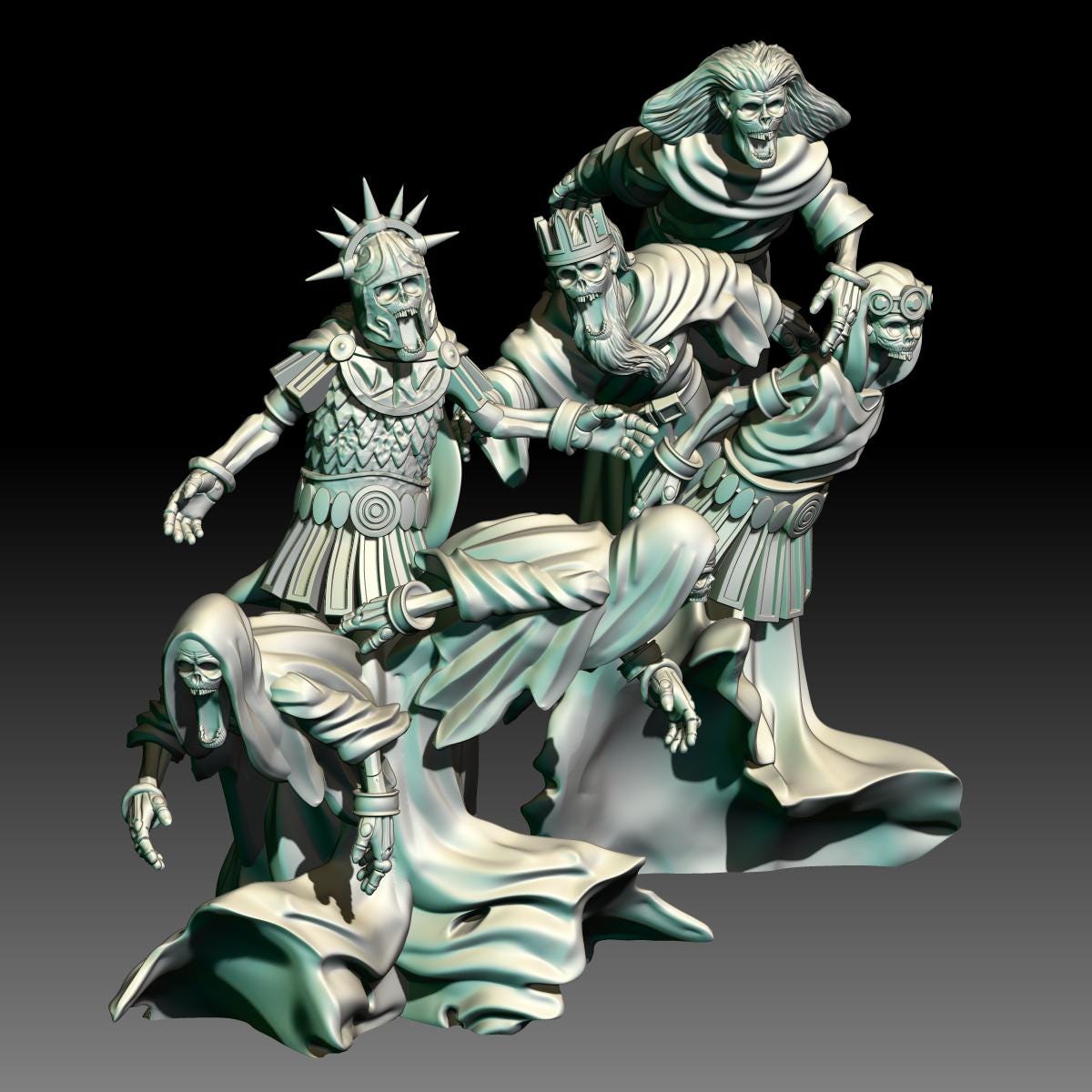 Spirits Amalgamations 28mm miniatures dnd minis fantasy miniatures dungeons and dragons miniatures painting wargaming miniatures tabletop